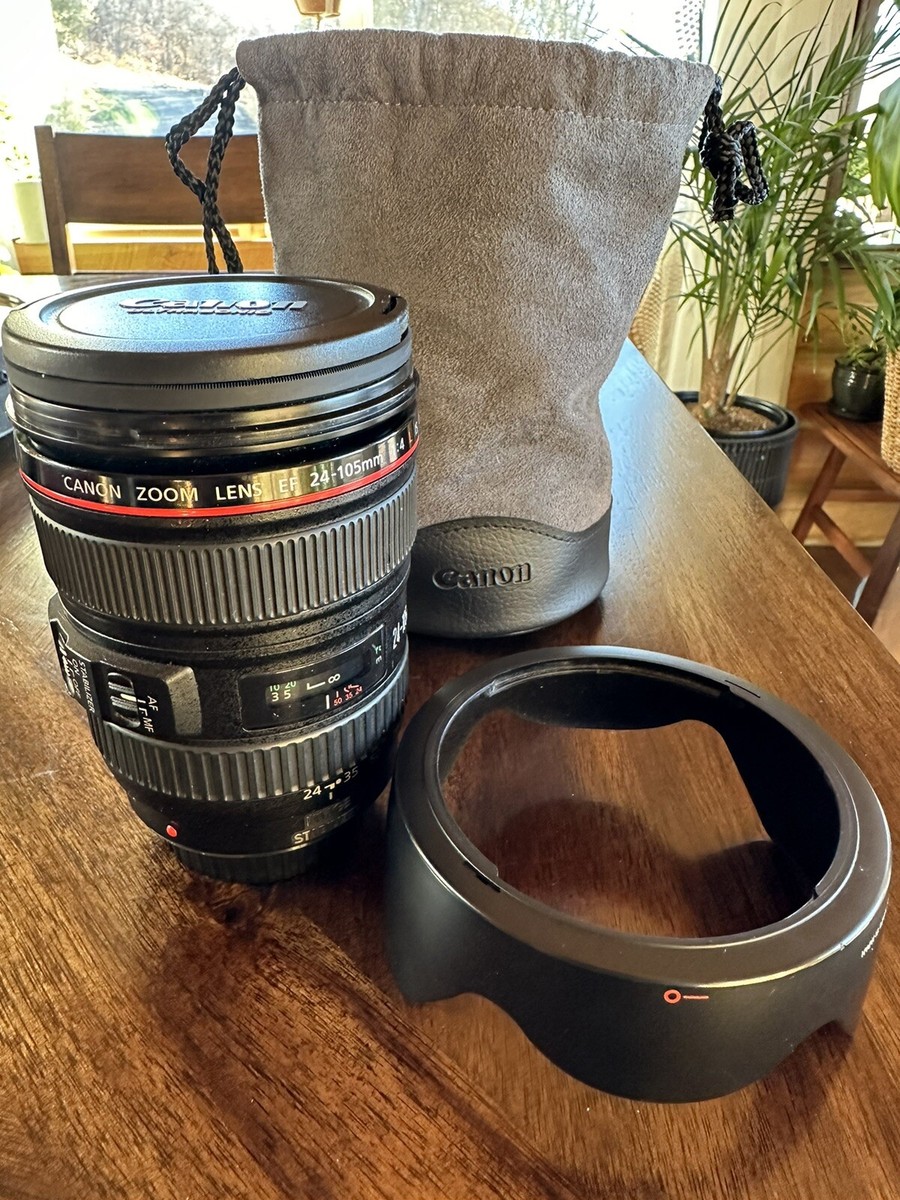 Objectif Canon Zoom EF 24-105mm F/4 L IS USM – Occasion, Optique Pro L