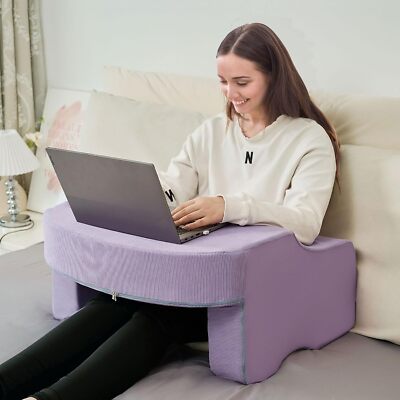 MOPHOTO Reading Pillow for Gaming, Lap Desk Pillow for Laptop Memory Foam Pillow