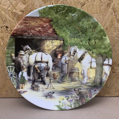 Bradford Exhange Sammlerteller The Blacksmith - Susan Neale - 26-R62-35.1