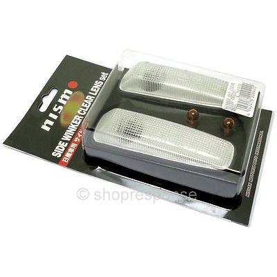NISMO Clear Side Markers Pair for 90-00 Nissan 300zx Fairlady Z