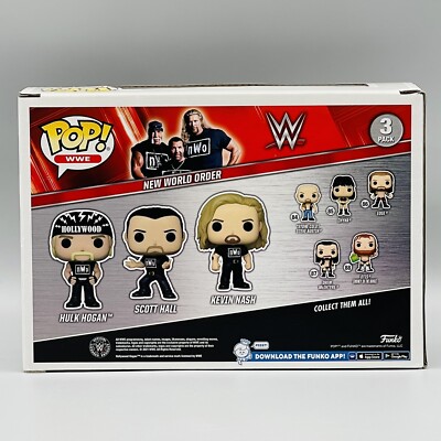 Funko POP! WWE New World Order NWO Hogan Hall Nash 3-Pack Walmart