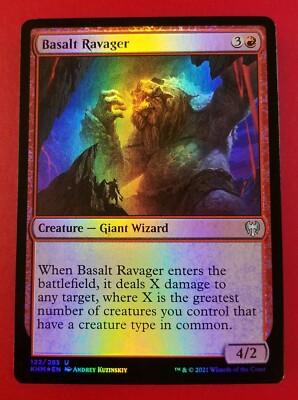 1x Basalt Ravager | FOIL | Kaldheim | MTG Magic Cards