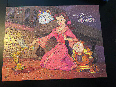 Vintage 1990's Disney Beauty & The Beast 200 Piece Jigsaw Puzzle