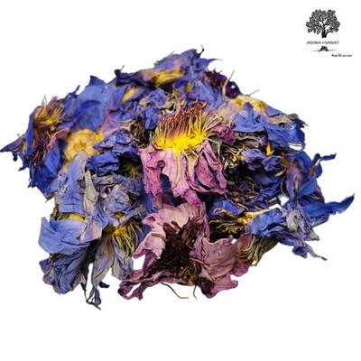 Dried Premium Blue Lotus Flowers 85g - 1.95Kg Nymphaea Caerulea