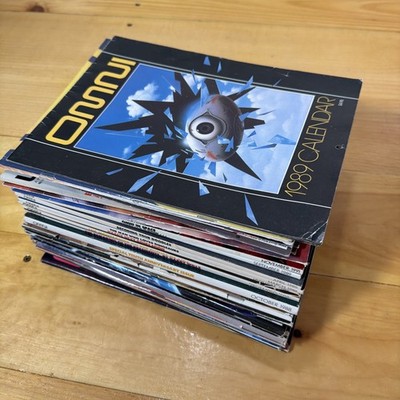 Omni Magazine 20 Lot 5 Longevity 1 Calander 1989 1986 - 1991