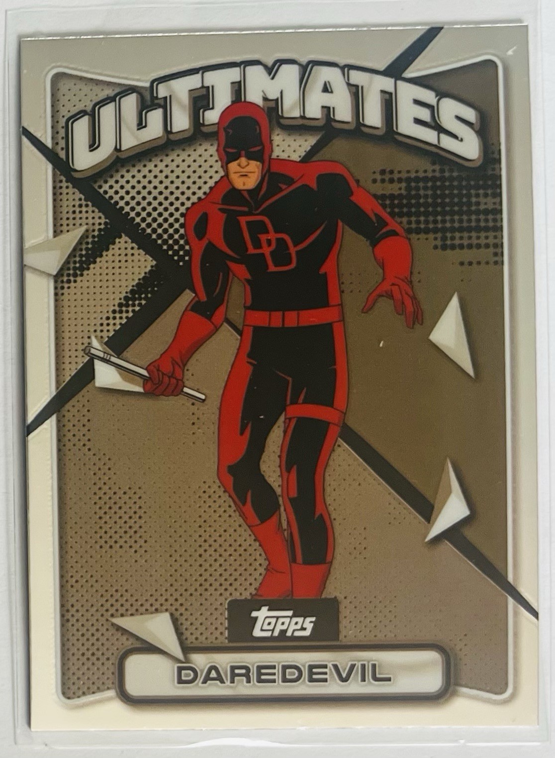 2025 Topps Finest X-Men ’97 Daredevil #53 Ultimates Uncommon Silver Card