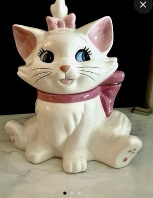 NEW Disney The Aristocats Marie Cookie Jar Ceramic Zrike Brands R Squared Large