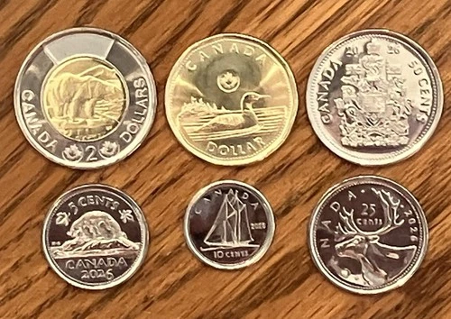 SHIPS TODAY!  2026 Canada 6-coin FIRST STRIKE set **75% off combined shipping**