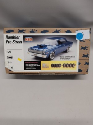 RARE Hobby Shop Only HSO Rambler Pro Street 1/25 Testors Model Kit #7404