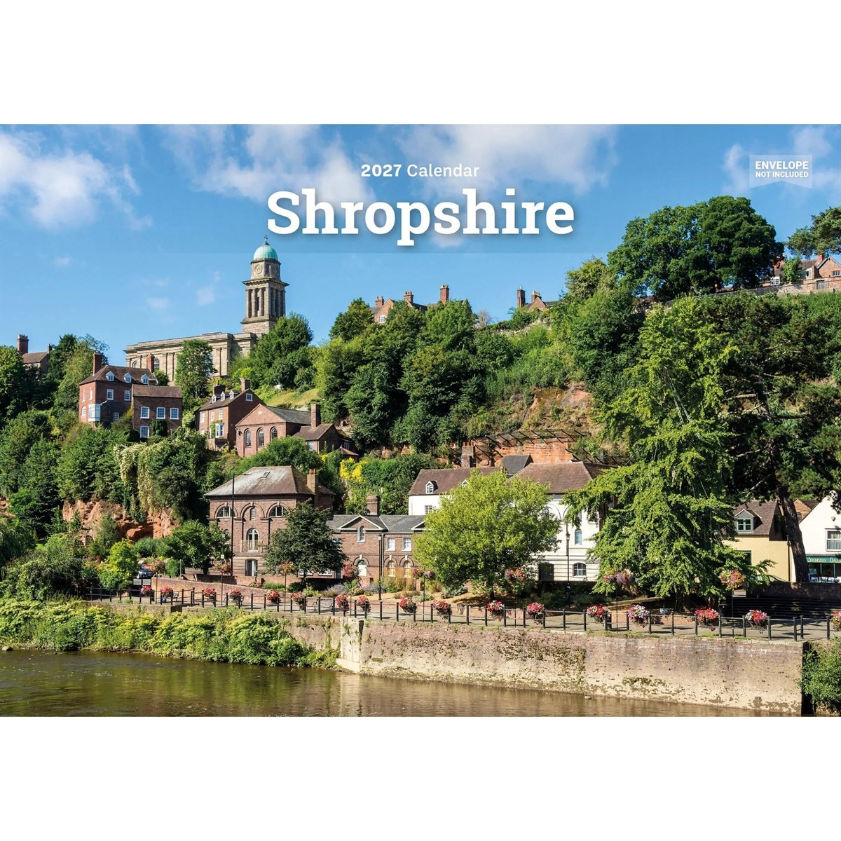 Shropshire A5 Calendar 2027, Wall Calendars, Month To View, Travel, Gift