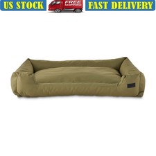 Durable Outdoor Dog Sofa Bed Water Resistant Soft Cozy Easy Clean 27x36x7 Green