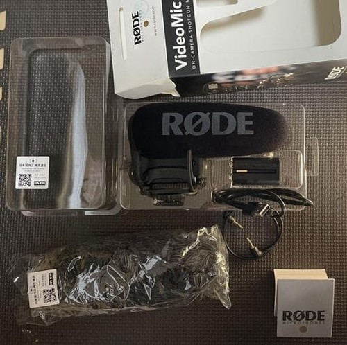 Mic Rode Pro RODE VideoMic Pro+ Condenser Microphone with DeadCat Wind Filter Used ...