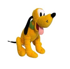 Disney Store Pluto Plush Mini Bean Bag Toy Stuffie Yellow 8  