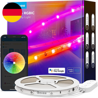 Govee LED Strip Rgbic Pro 5M, Smart LED Streifen Funktioniert Mit Alexa