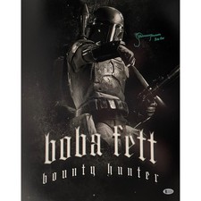 Jeremy Bulloch Signed 16x20 Photo Star Wars Boba Fett Autographed BAS COA 2
