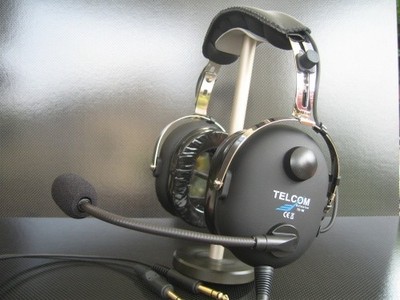 TELCOM Avionics TC-50AS Pilot Aviation Headset, Kopfhörer, Made in Germany