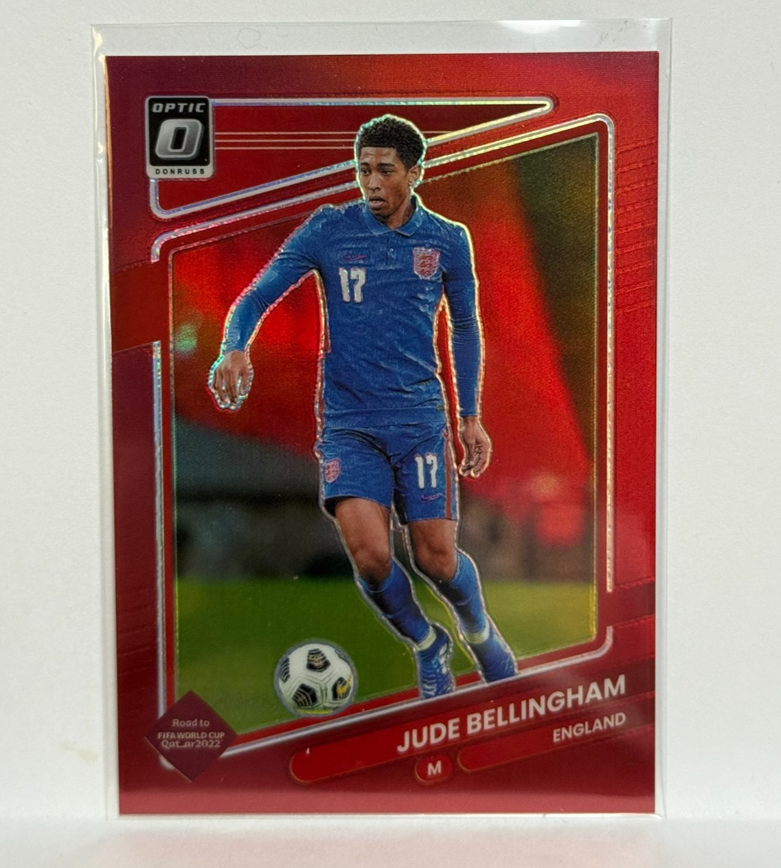 2021 PANINI DONRUSS ROAD TO QATAR OPTIC-RED #48 JUDE BELLINGHAM /149 world cup