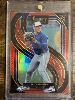 2025 Panini Select WILL WAGNER Red Premier Level Rookie Card /149 #111 Blue Jays