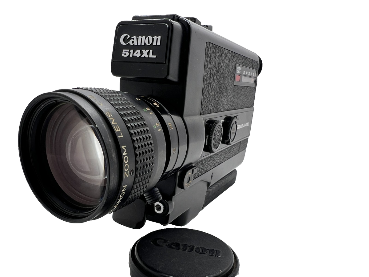 ALL WORKS] Canon 514XL Super 8 8mm Movie Film Camera 9-45mm F1.4