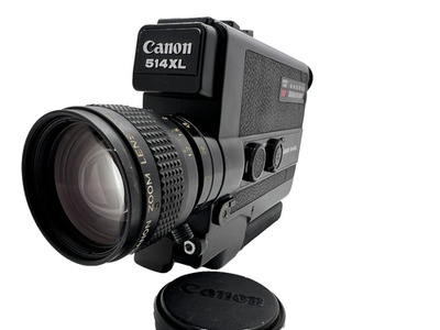 ALL WORKS] Canon 514XL Super 8 8mm Movie Film Camera 9-45mm F1.4