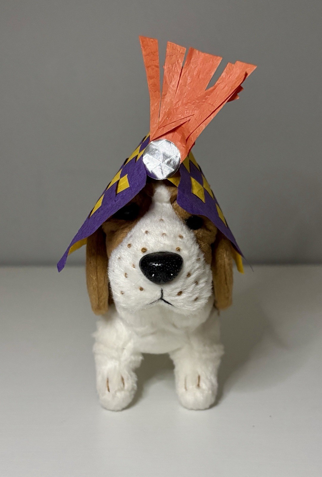American Girl Kit&rsquo;s Dog Grace Basset Hound W/party Hat Retired EUC