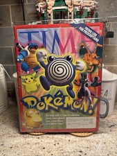 1999 Pokemon Time Magazine Vintage PokeMania Original Poster November 22, 1999