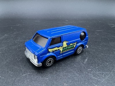 Yatming Bedford Van Blue Hong Kong Awesome Condition!