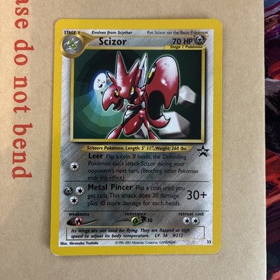 Scizor 33 Pokemon WOTC Black Star Promo - NM/LP (fast dispatch)