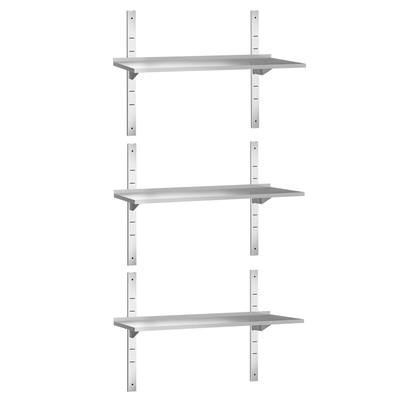GGM Gastro Wandborde PREMIUM - 1400x300mm - mit 3 Etagen
