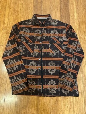 Nomad Wool Aztec Style Jacket Cost Men s Medium 100% Cotton