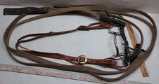 Mylers Toklat Comfort Snaffle W/ Western D Rings - Headstall -Reins 924253