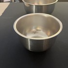 Set Of 3 Vintage Stainless Steel Bowls, 8 1/4", 6" And 5" Diameter — photo 3