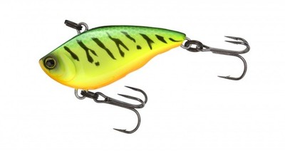 Yo-Zuri Rattl'n Vibe Mini - Hot Tiger - 3/16 oz - 1 5/8'' - Ice Fishing Lipless