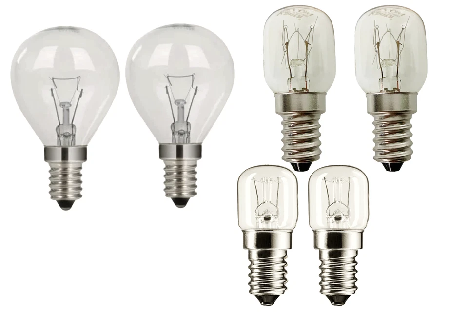 KANTA Oven Bulbs for Hotpoint Ovens x2 – E14 SES 15W 25W 40W 240V 300°C Heat Resistant