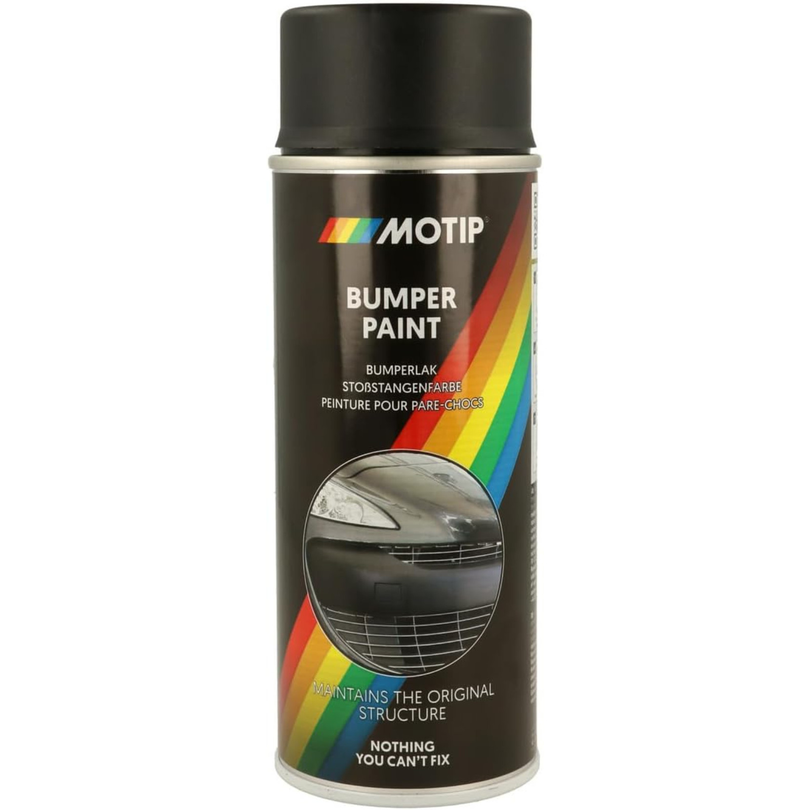 Motip M04073 Bumper Spray, 400 ml, Black - Image 3