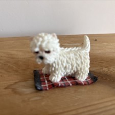 Small Westie Dog Figure Ornament