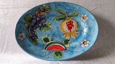 Piatto ovale decoro "frutta" Ceramica Vietrese | Vietri sul mare
