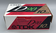 Lot of 8 TDK D90 Audio Cassette Type I Normal Position NOS SEALED 