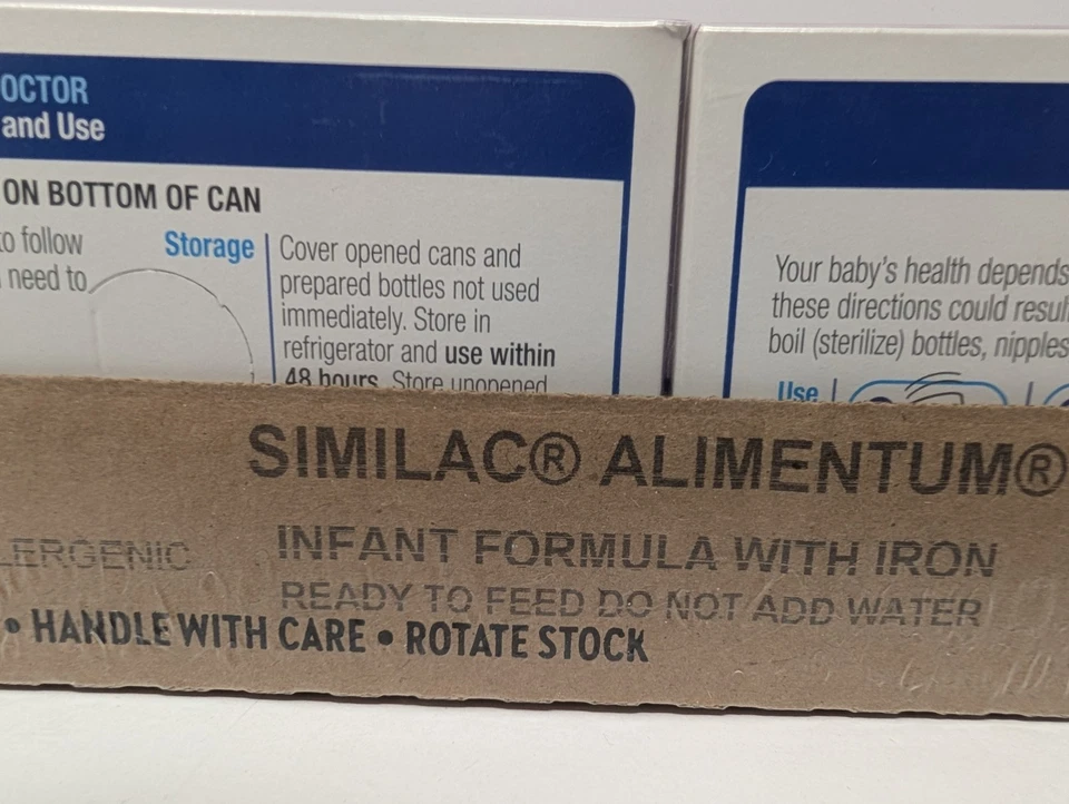 Fórmula infantil Similac Alimentum hipoalergênica pronta para alimentação, 8 fl oz 24 ct, 4/26 - Imagem 4 de 4