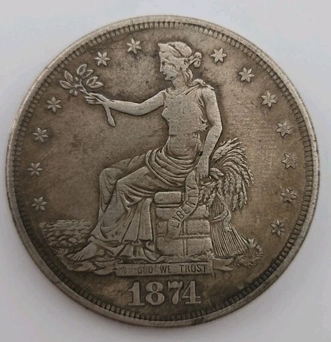 1874-S Trade Dollar — photo from another recent sale