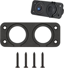 Lighter Panel for Marine Motorcycle ATV RV - ABS Panel with Rocker 2 Way