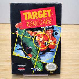 Target Renegade w/ Manual, Box, & Dust Sleeve (Nintendo NES) - Used Tested