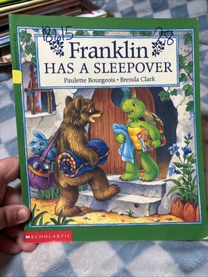 Franklin Has a Sleepover by Paulette Bourgeois (1996, Trade Paperback)