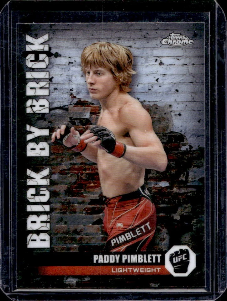 2024 Topps Chrome UFC Paddy Pimblett Brick By #BYB-13