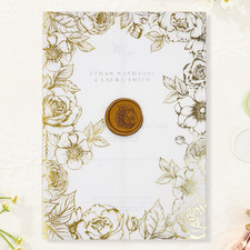 50 Pack Pre-Folded Vellum Jackets for 5X7 Invitations, Gorgeous Translucent Invi