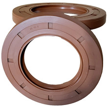  QTY:2 SKF 45x75x8mm HMSA10 10V FMK VITON Metric Oil Seal Double LIP