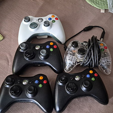 Microsoft Xbox 360 Controller Lot of 5 Wired ...