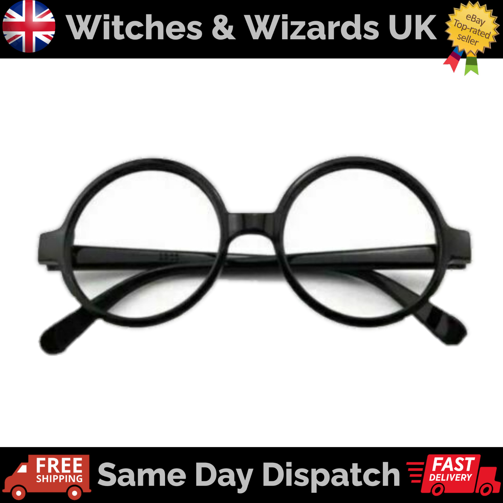 Gafas de Mago para Harry Potter Elegante Vestido Cosplay Libro Día Retro Geek Regalo Reino Unido