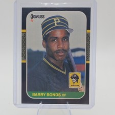 Donruss 1987 Barry Bonds Rookie Base Set #361 Pittsburgh Pirates Baseball Card. rookie card picture