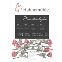 (0,38€/Blatt) Skizzenblock Nostalgie A3 190G/M² NaturweißEs Zeichenpapier, 50 Bl